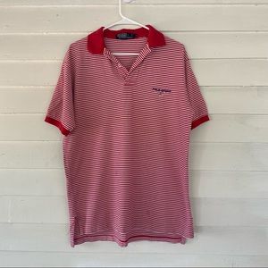 Polo Sport Ralph Lauren Polo Shirt Red Stripes M